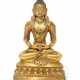 A GILT-BRONZE FIGURE OF BUDDHA SHAKYAMUNI - фото 1