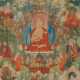 A THANGKA DEPICTING BUDDHA SHAKYAMUNI - фото 1