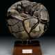 A SEPTARIAN SPHERE WITH CRYSTAL CAVITY - фото 1