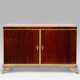 A REGENCY BRASS-MOUNTED BRAZILIAN ROSEWOOD AND EBONY COLLECTOR'S CABINET - фото 1