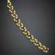BULGARI | Yellow gold cabochon peridot and amethyst "Naturalia" bracelet accented with diamonds - фото 1
