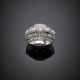 Diamond platinum ring in all ct. 2.00 circa - photo 1
