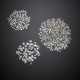 Lot of many diamonds of various shape and size - фото 1