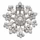 Van Cleef & Arpels. VAN CLEEF & ARPELS MID-20TH CENTURY DIAMOND 'SNOWFLAKE' BROOCH - photo 1