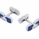 Graff. NO RESERVE GRAFF SAPPHIRE AND DIAMOND CUFFLINKS - photo 1