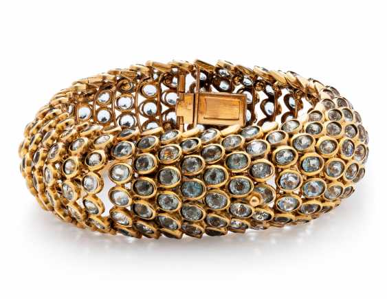 Boivin Rene Buy At Veryimportantlot Com Auction Of The Artwork Rene Boivin Gold And Aquamarine Bracelet Watch With Copy Of Certificate From Mme Francoise Cailles Artist Boivin Rene At A Low Price antiques auction