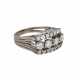 Ring mit 18 Brillanten, zusammen ca. 0,9 ct, - photo 1