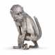 A PARCEL-GILT SILVER TABLE LIGHTER IN THE FORM OF A CHIMPANZ... - photo 1
