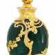 A GOLD-MOUNTED BLOODSTONE SCENT BOTTLE - фото 1