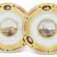 TWO PORCELAIN PLATES FROM THE DOWRY SERVICE OF GRAND DUCHESS... - Foto 1