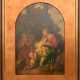 UNBEKANNTER KÜNSTLER, "Die heilige Familie", Öl auf Holz, gerahmt als Altarbild - photo 1