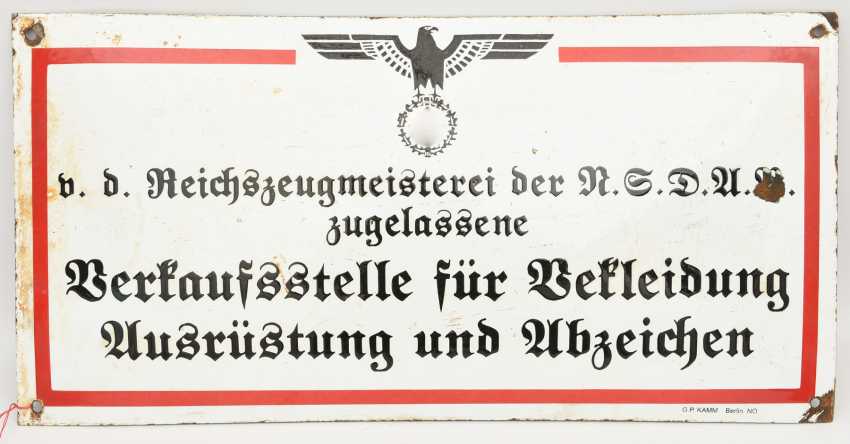 Blechschild Drittes Reich Bedrucktes Emailliertes Blech Spate 1930 Er Jahre Online Bei Auktion Kaufen Auktionskatalog Black Friday Auktion Nr 4 Vfb Auktion Vom 09 03 2018 Foto Preis Von Auktionslos 517 Bei Veryimportantlot Com