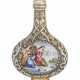 A GERMAN SILVER-GILT AND ENAMEL SCENT BOTTLE - фото 1