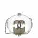 CHANEL. A CLEAR PLEXI GLASS CHAIN BAG WITH RAINBOW HARDWARE - photo 1