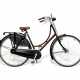 HERMÈS. A BLACK STAINLESS STEEL & HAVANE CLÉMENCE LEATER 7 SPEED OLD DUTCH CITY BICYCLE - photo 1