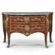 Cressent, Charles. A REGENCE ORMOLU-MOUNTED AMARANTH, SATINWOOD AND PARQUETRY C... - Foto 1
