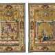 A PAIR OF LOUIS XIV BEAUVAIS 'GROTESQUE' TAPESTRIES - фото 1