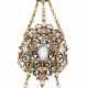 A CONTINENTAL GOLD JEWELLED AND ENAMELLED PENDANT - фото 1