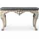 A PAIR OF GEORGE II GREY-PAINTED CONSOLE TABLES - фото 1