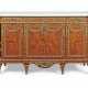 A FRENCH ORMOLU-MOUNTED KINGWOOD, MAHOGANY, AND MARQUETRY CO... - photo 1