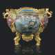 A FRENCH 'JAPONISME' ORMOLU-MOUNTED CHINESE CLOISONNE ENAMEL... - фото 1
