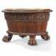 A GEORGE IV MAHOGANY OVAL WINE COOLER - фото 1