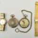 KONVOLUT UHREN, Taschen-und Armbanduhren, vergoldet/versilbert, 20. Jahrhundert - photo 1