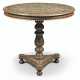 A DAMASCUS INLAID AND PAINTED CIRCULAR CENTRE TABLE - Foto 1