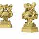 A PAIR OF FRENCH ORMOLU URNS - photo 1