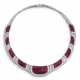 Van Cleef & Arpels. RARE RUBY AND DIAMOND ‘MYSTERY-SET’ NECKLACE, VAN CLEEF & AR... - photo 1