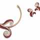 Gerard. RUBY AND DIAMOND PARTIAL NECKLACE AND EARRING SET, M GÉRARD ... - фото 1
