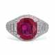 Bulgari. RUBY AND DIAMOND 'TROMBINO' RING, BULGARI - photo 1