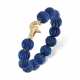 Cartier. LAPIS LAZULI AND DIAMOND BANGLE, CARTIER - Foto 1