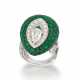 Graff. NO RESERVE - GOLD, DIAMOND AND EMERALD RING, GRAFF - photo 1