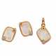 Pomellato. WHITE QUARTZ AND DIAMOND 'RITRATTO' PENDENT AND EARRING SET, POMELLATO - фото 1