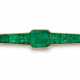 Cartier. EARLY 20TH CENTURY EMERALD AND DIAMOND BAR BROOCH, CARTIER - Foto 1