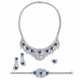 SAPPHIRE AND DIAMOND NECKLACE, BRACELET, EARRING AND RING SUITE, MARCONI - фото 1