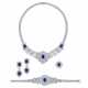 SAPPHIRE AND DIAMOND NECKLACE, BRACELET, EARRING AND RING SUITE WITH GÜBELIN REPORTS, MARCONI - Foto 1