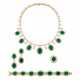 EMERALD AND DIAMOND NECKLACE, BRACELET, EARRING AND RING SUITE WITH GÜBELIN REPORT, MARCONI - фото 1