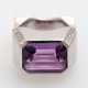 Ring mit Amethyst 8,4 ct., - фото 1