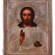 Christus Pantokrator mit Riza und aufgesetztem Nimbus - Foto 1