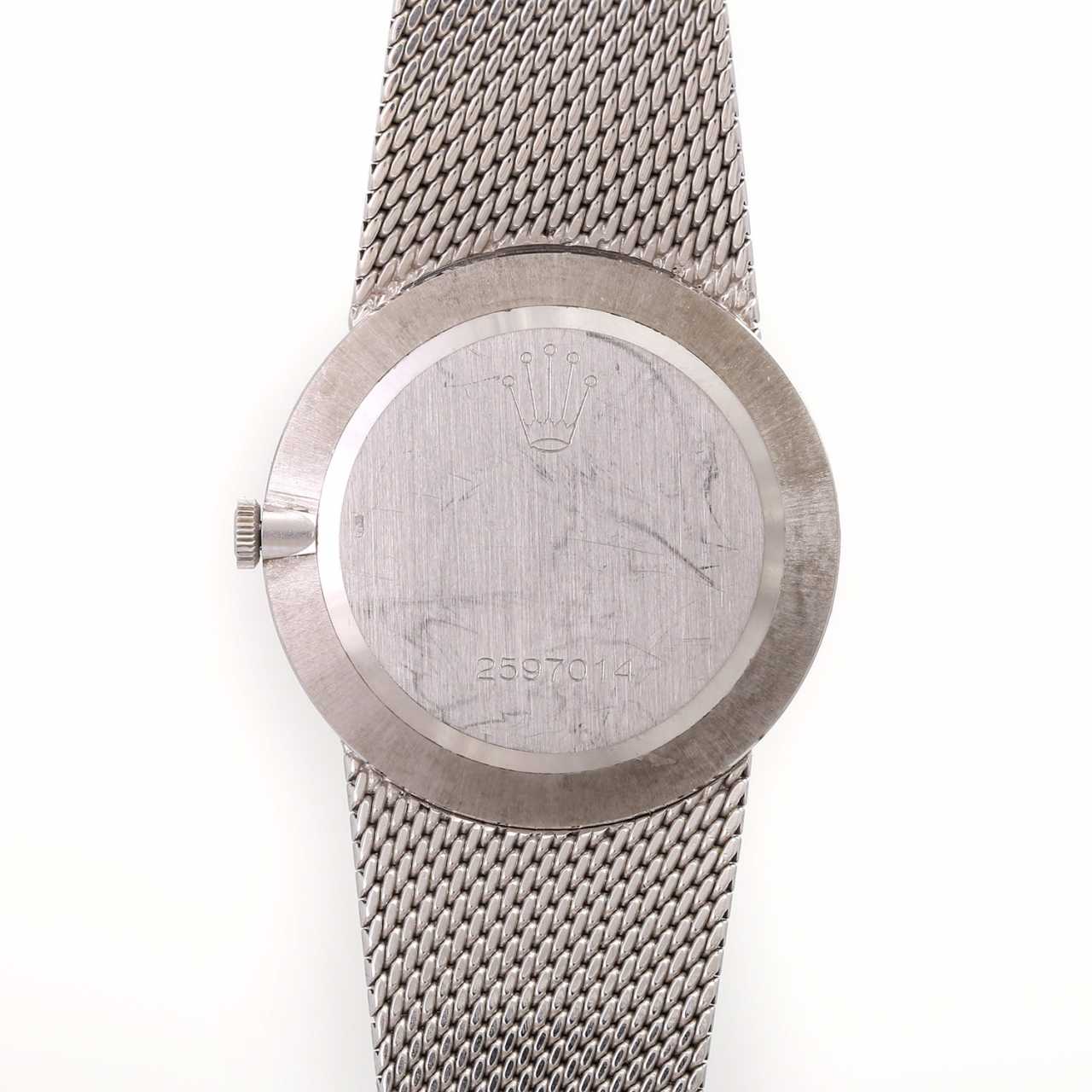 ROLEX Cellini Vintage wristwatch, Ref. 3945, CA. 1970s. Gold 18K white ...