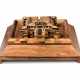 A VICTORIAN SPECIMEN WOOD AND IVORY ARCHITECTURAL MODEL OF A DEVICE FORT - photo 1