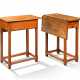 A PAIR OF ARTS AND CRAFTS OAK BEDSIDE TABLES - фото 1