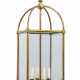 A CONTINENTAL BRASS HALL LANTERN - Foto 1