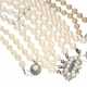 Kette/Armband: Konvolut Perlenketten sowie ein 4-reihiges Armband, Schließen aus Silber und aus 18K Weißgold - фото 1