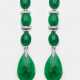 Paar elegante Imperial Jade-Diamantohrgehänge - фото 1