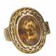 Ring: großer, sehr dekorativer vintage Goldschmiedering mit Citrin - фото 1
