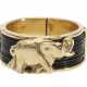 Ring: sehr ungewöhnlicher, vintage Goldschmiedering, Motiv "Elefant" - фото 1