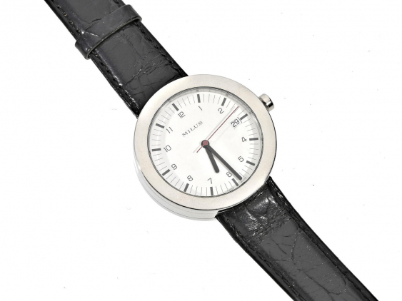 ALESSI MOMENTO AL4000 腕時計　アルド・ロッシ Alessi Men's AL4000 Momento White Dial Designed by Aldo Rossi